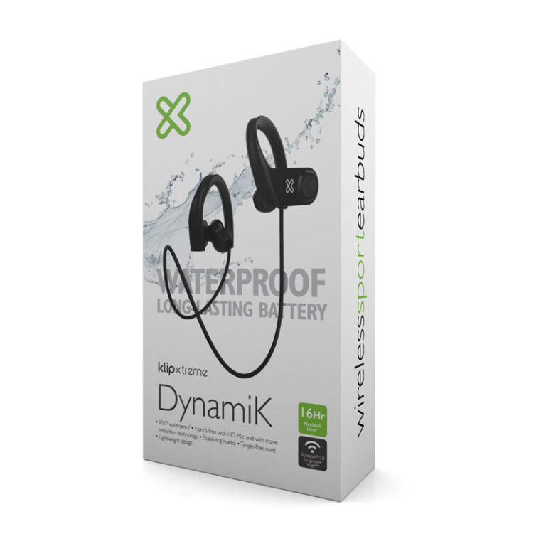KlipXtreme Dynamik KSM-750 Audífonos Bluetooth IPX7 Hasta 16 Horas