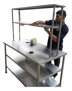 MESA MULTIUSO DE ACERO INOXIDABLE INOXMAX