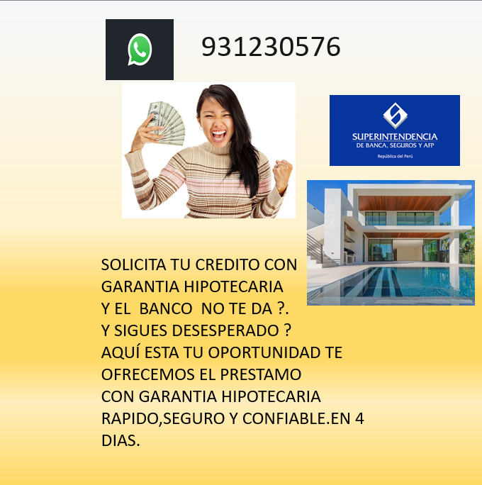 Prestamos con garantía hipotecaria