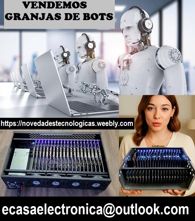 Venta de Granjas de bots para ganar dinero en internet