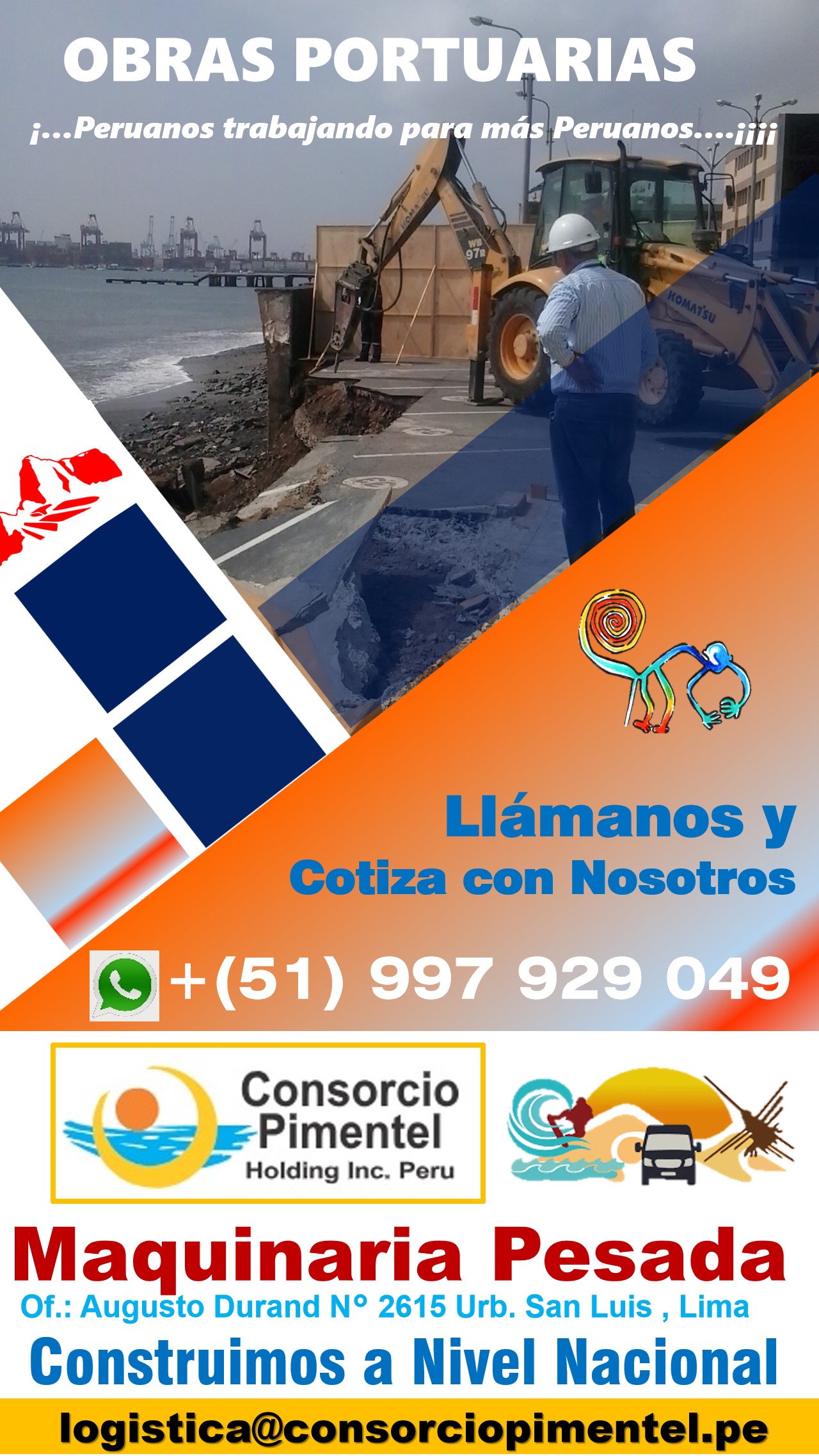 Obras de Reconstrucción Emergencia - Maquinaria PERU 2026