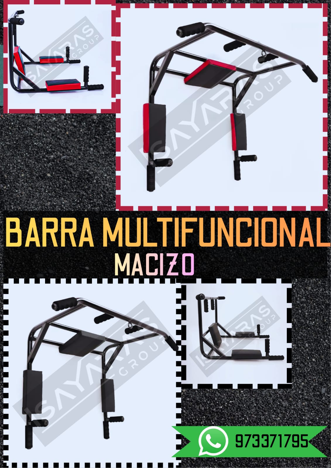 BARRA DE CALISTENIA MULTIFUNCIONAL