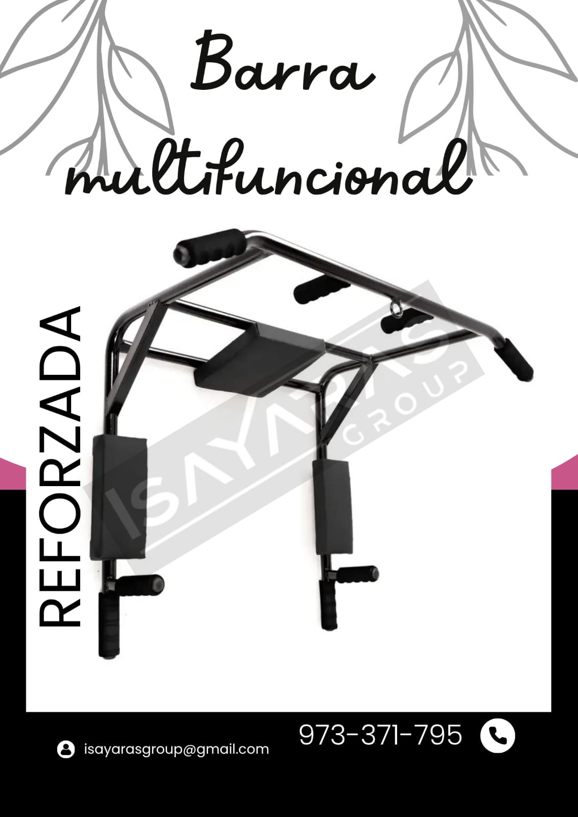 BARRA DE CALISTENIA MULTIFUNCIONAL