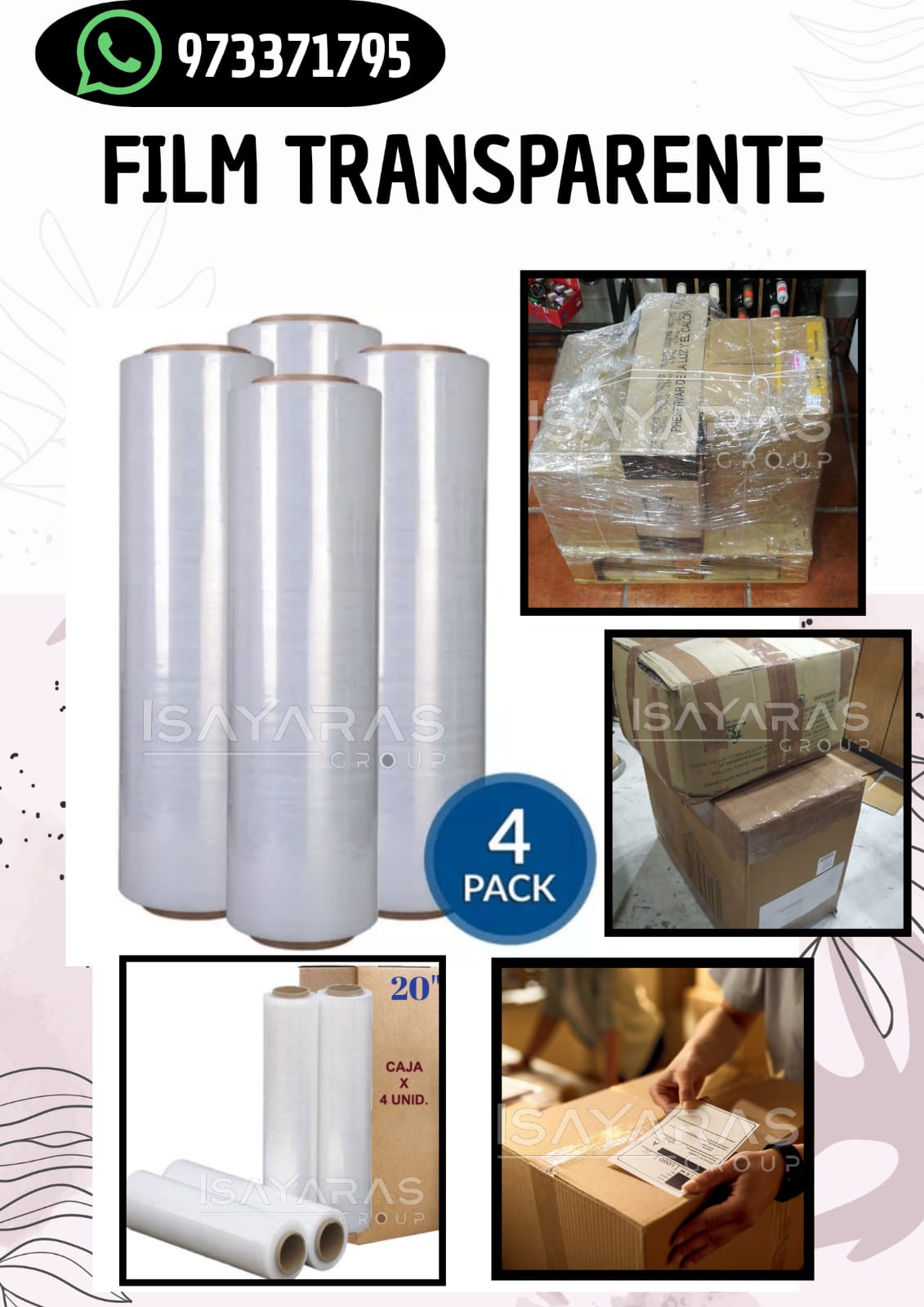 stretch film trasparente