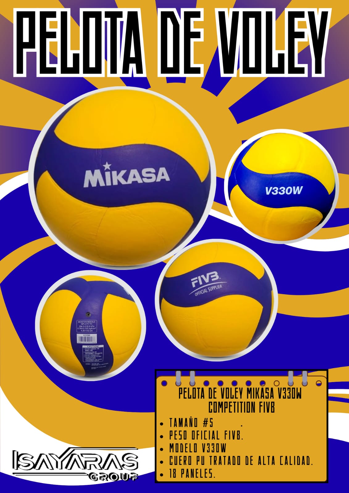 PELOTA DE VOLEY PROFECIONAL