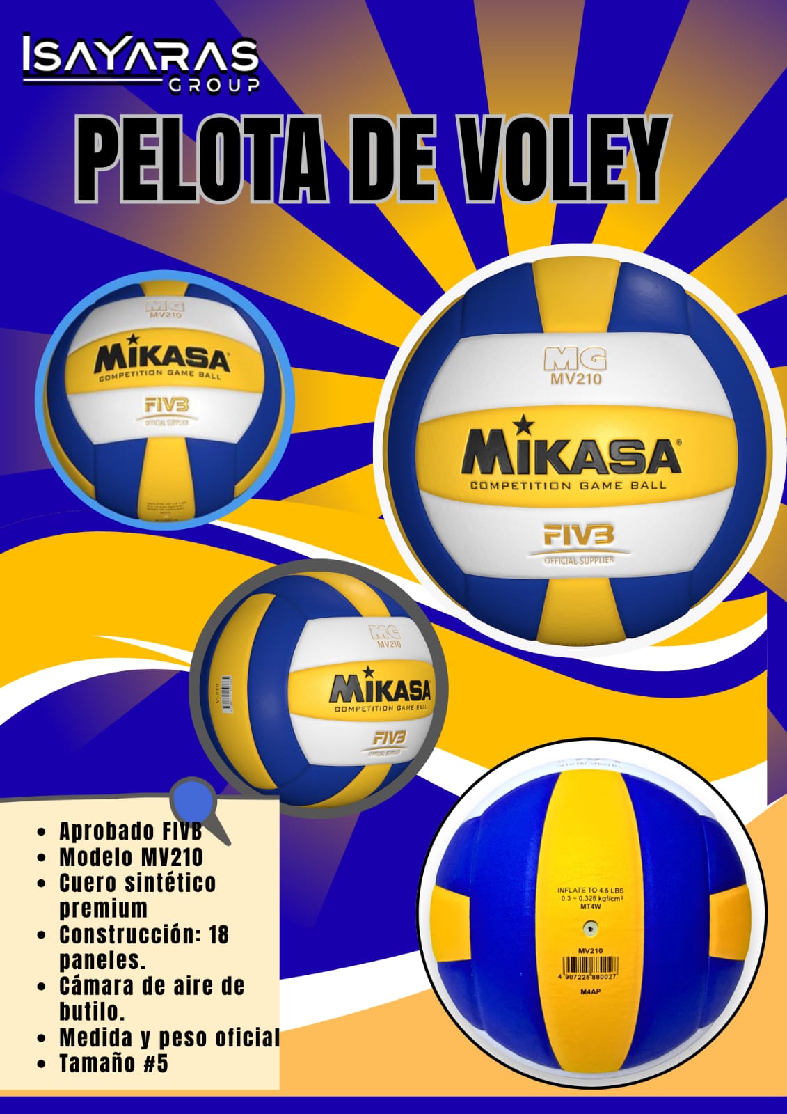 PELOTA DE VOLEY