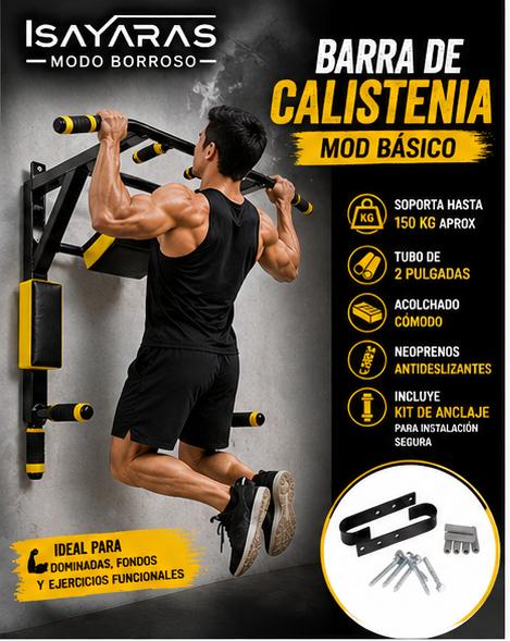 BARRA DE CALISTENIA MULTIFUNCIONAL