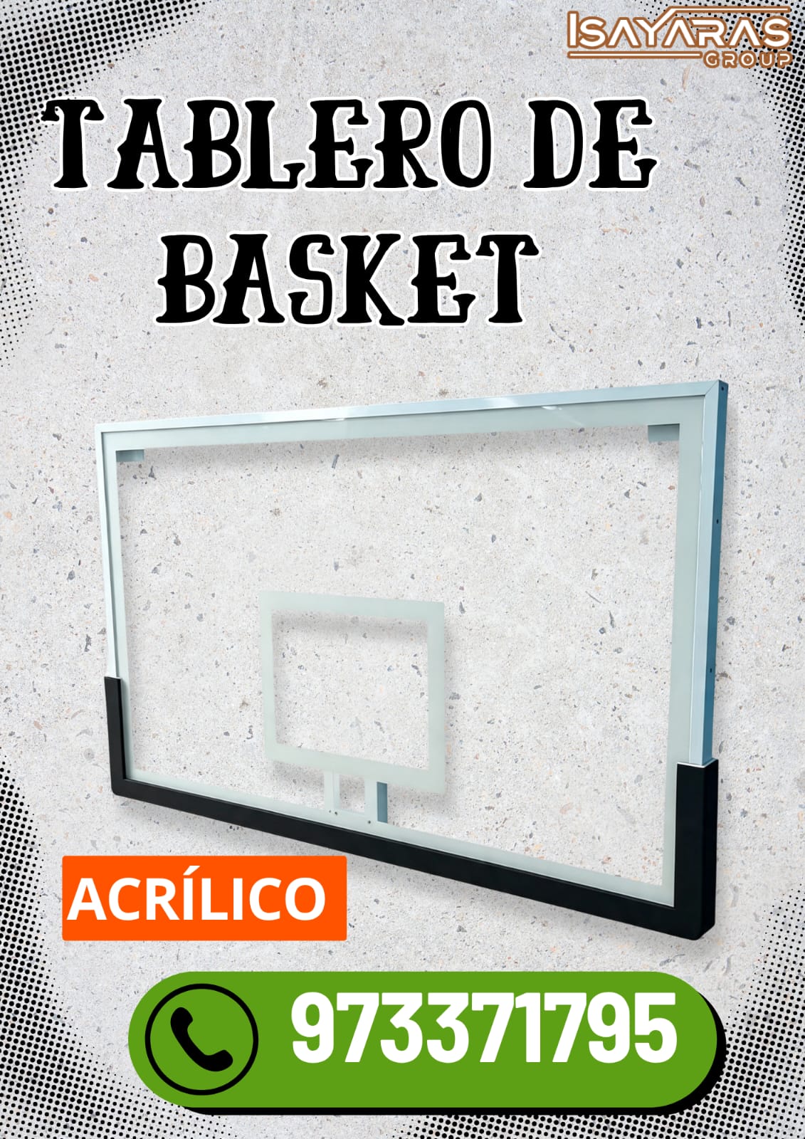 TABLERO DE BASQUET PROFECIONALES - isayaras group