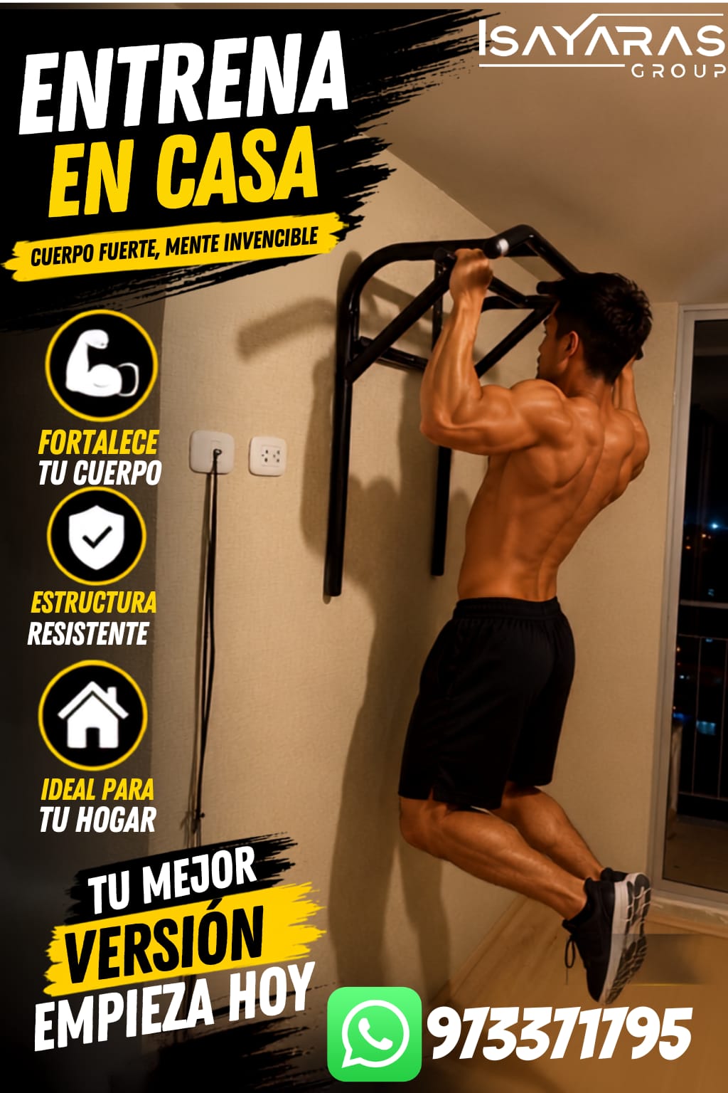 BARRA DOMINADA PARA PARED- ISAYARAS GRUP