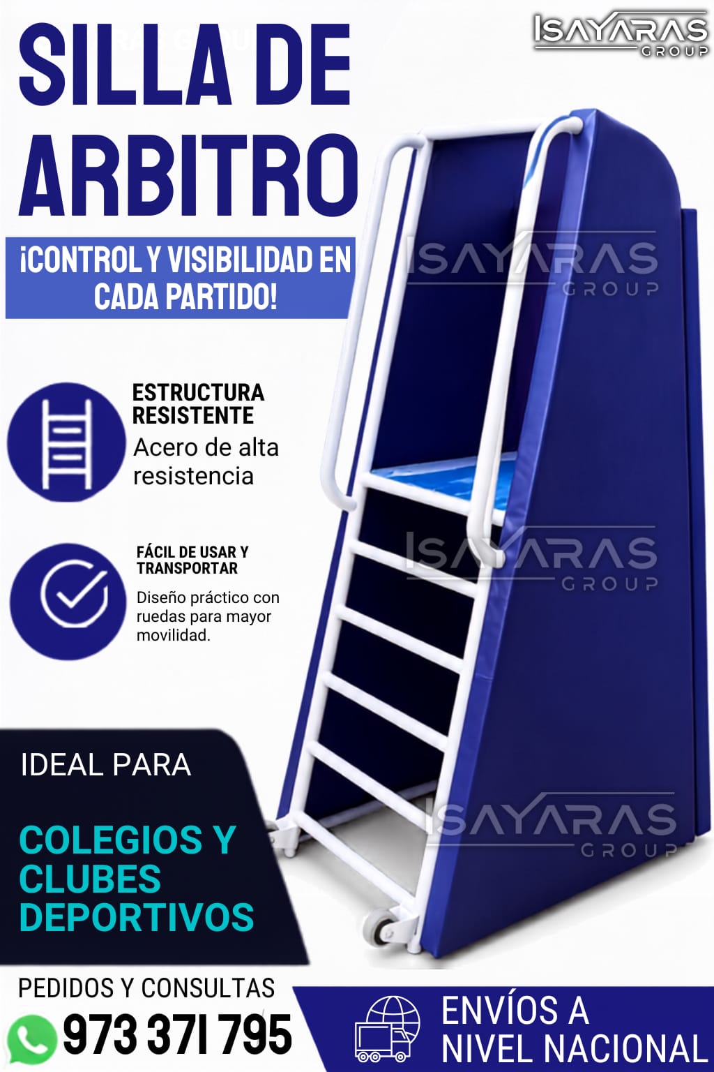 SILLA DE ARBITRO PROFESIONAL- ISAYARAS GROUP