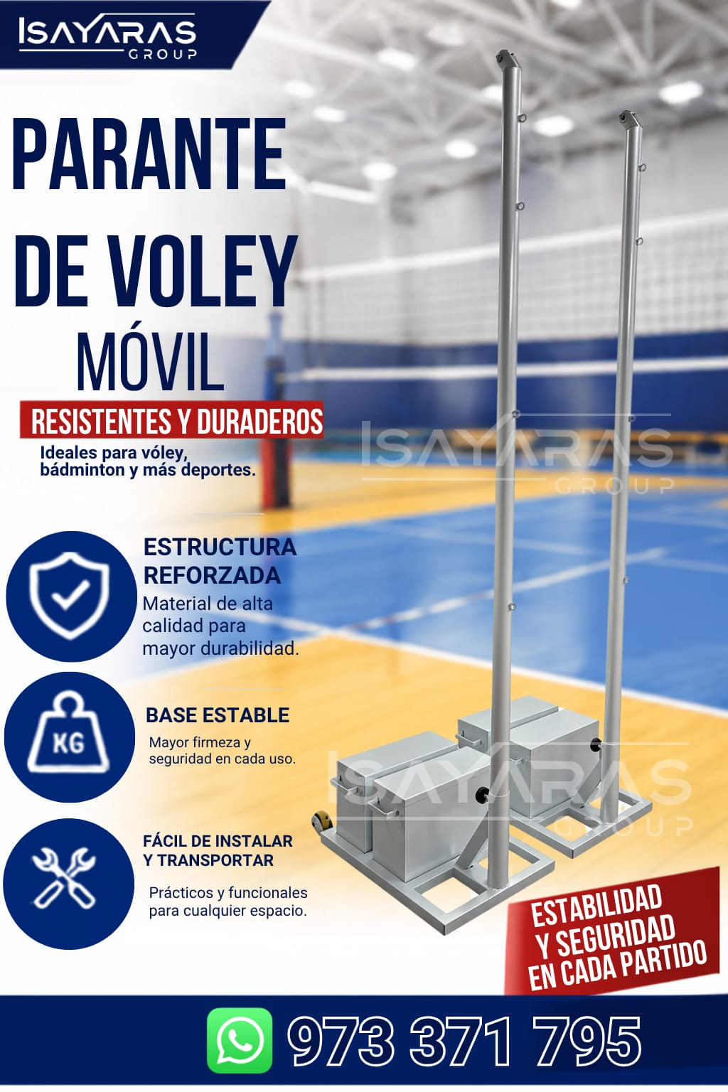 PARANTE DE VÓLEY MÓVIL — ISAYARAS GROUP