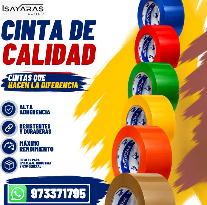 CINTAS DE COLORES PARA TUS TRABAJOS DE EMBALAJE