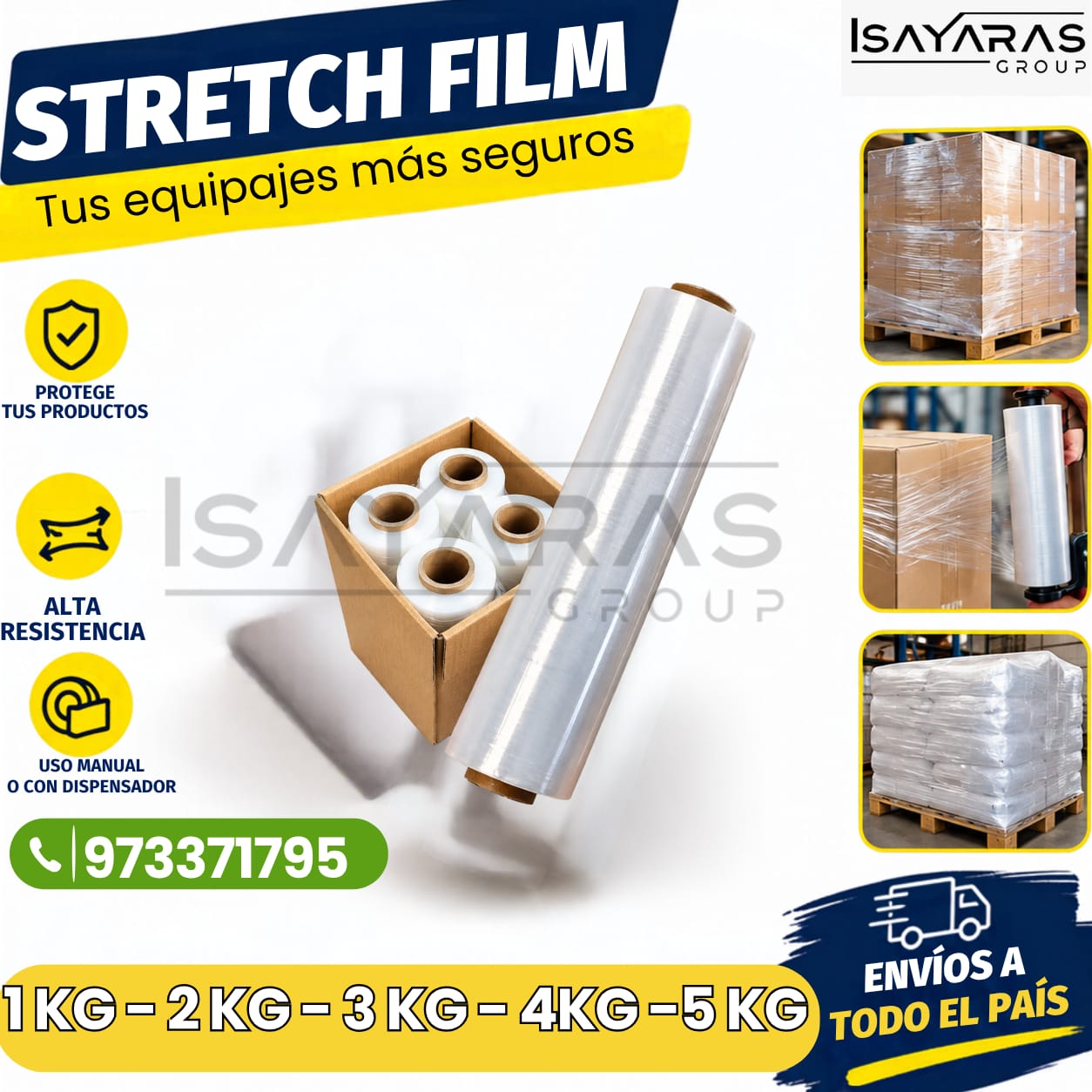 STRETCH FIL PARA TODO TIPO DE BAMBALAJE