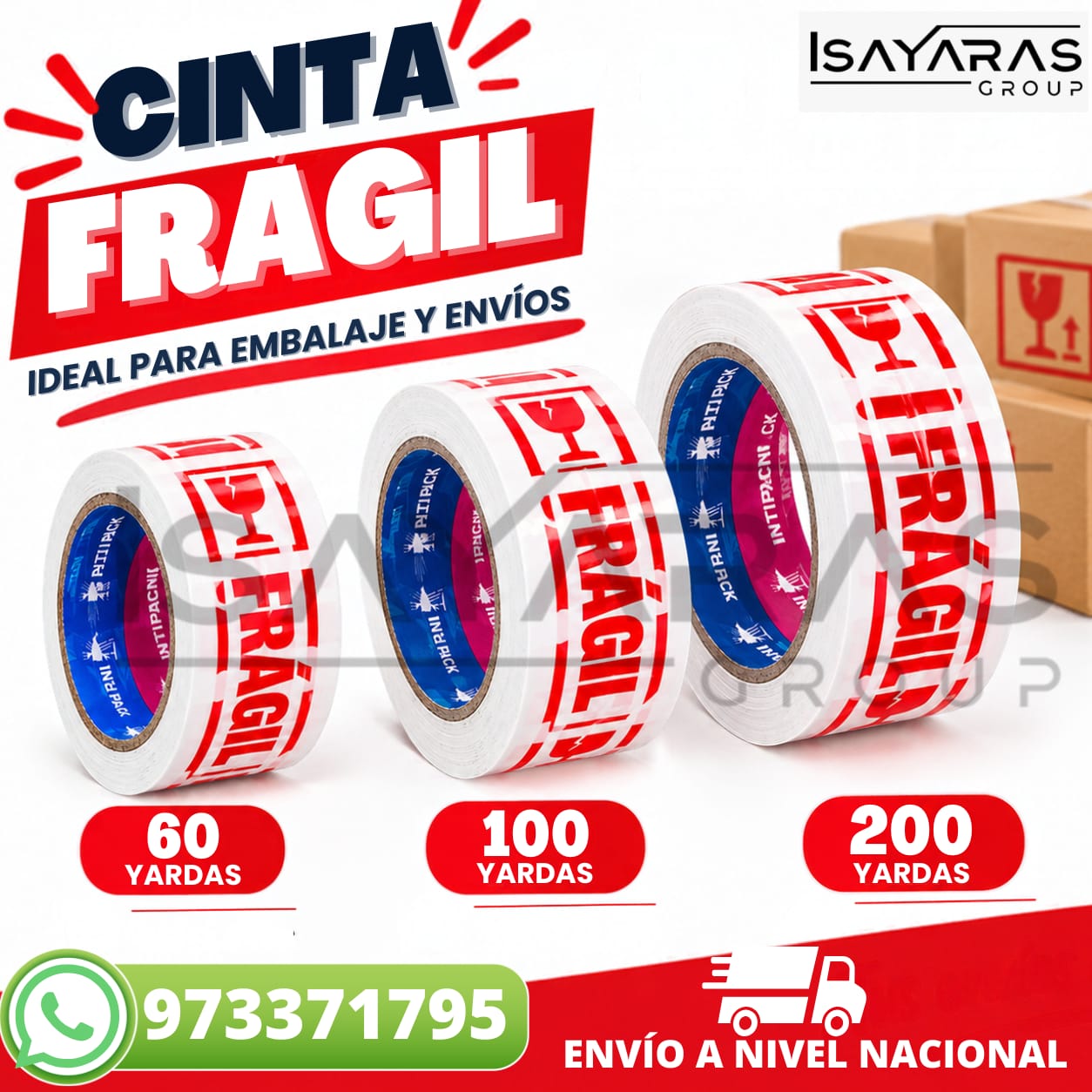 📦 CINTA FRÁGIL – PROTEGE TUS ENVÍOS