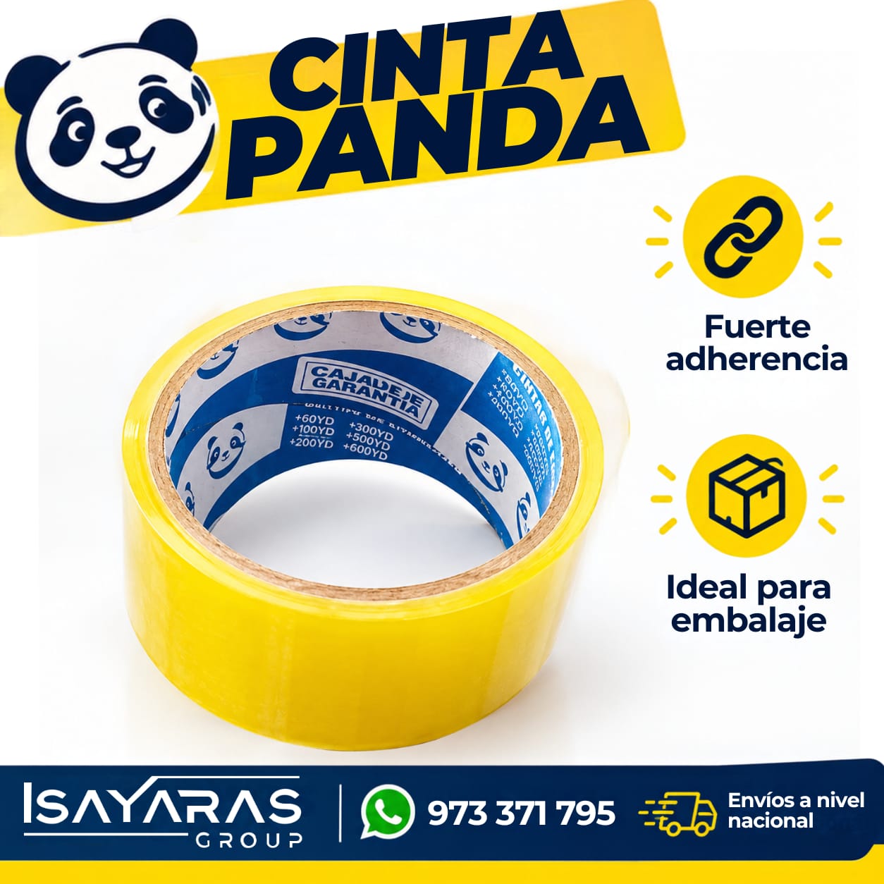 🐼 CINTA PANDA – CALIDAD Y ADHERENCIA