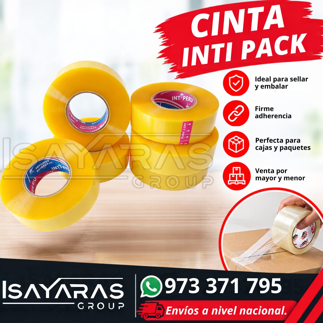 CINTA INTI PACK - EMBALA CON SEGURIDAD