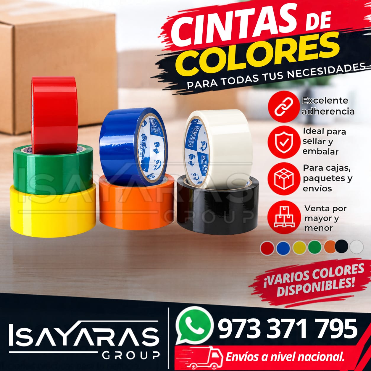 CINTAS DE COLORES – ¡PARA TODAS TUS NECESIDADES!