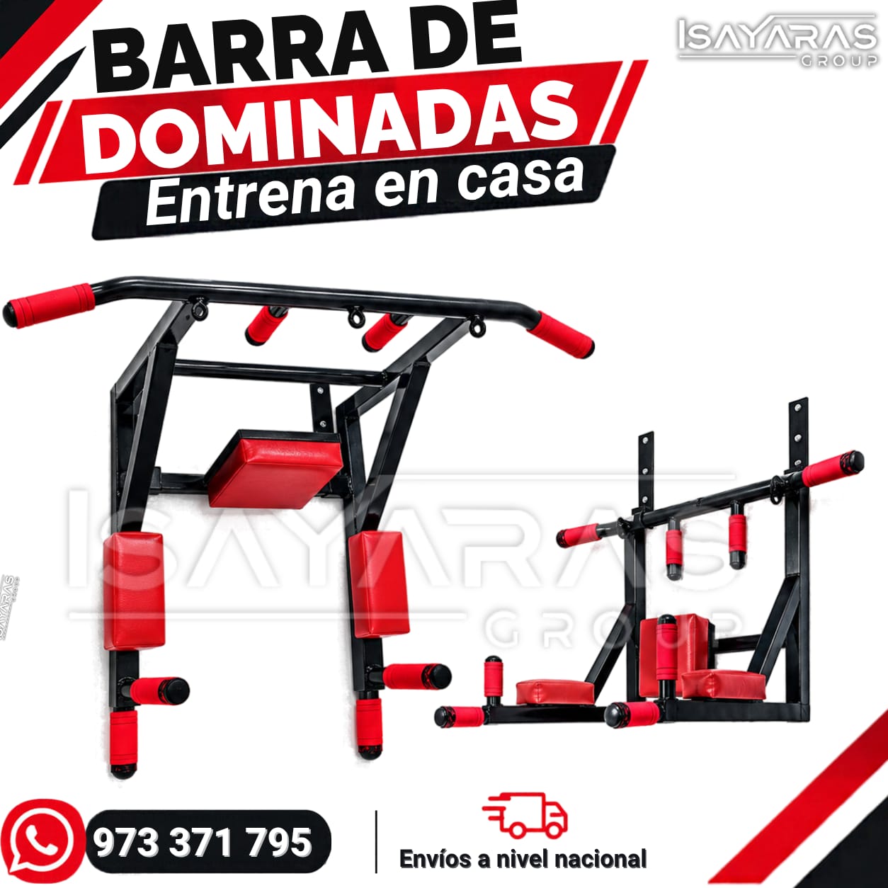 Barra de dominada multifuncional - tu gimnasio en casa